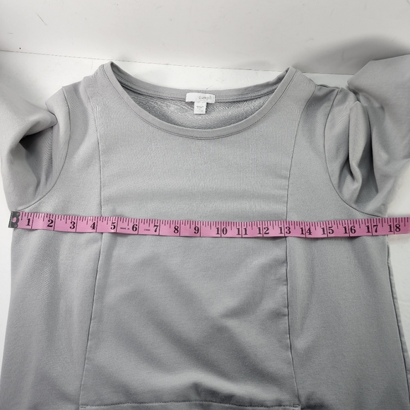 J. Jill Pure Jill Pima Cotton Blend Sweatshirt Dress SP - Picture 5 of 9